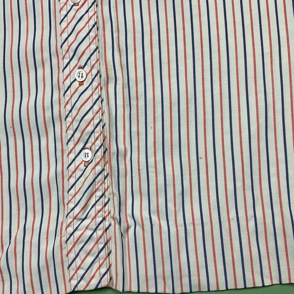 Vintage 60s The Villager pin striped button front shirt dress women’s medium USA - Picture 8 of 8